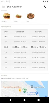 Dial A Dinner android App screenshot 0